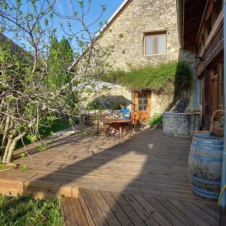 Valreley, Et Table D'hotes Eco-friendly Avec Bain Nordique Au Sud Du Massif Du Jura 3* Champagne-en-Valromey